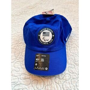 Nike Adult United States Paralympic Team Club Cap Blue Size M/L